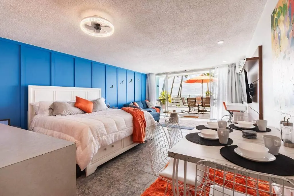 Chic Oceanfront Studio Condo Fajardo