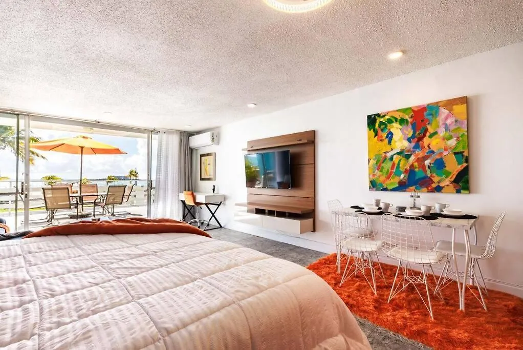 Chic Oceanfront Studio Condo Fajardo Puerto Rico